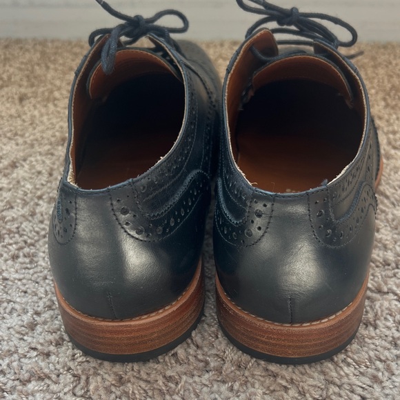 Gordon Rush Black Leather Oxfords